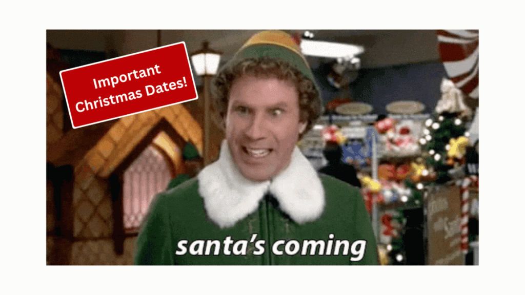 Plan Ahead Christmas and New Year