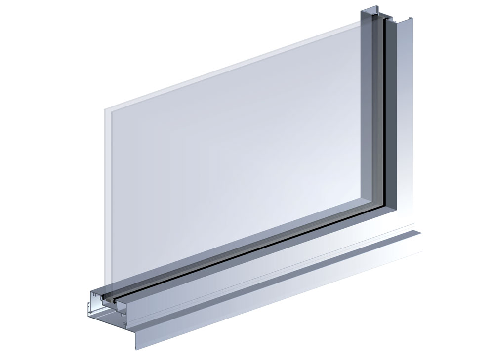 Promenade Centre Double Glazed 101.6 x 44.5 & 50mm Shopfront Suite